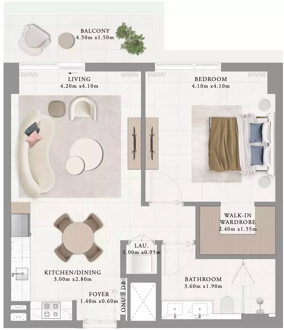 Floor plan for Type 4