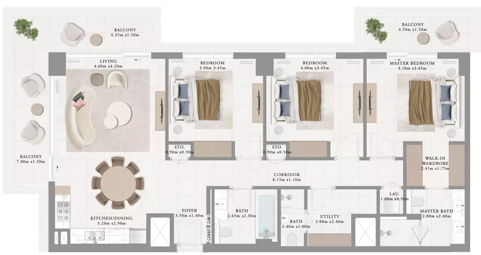Floor plan for Type 2