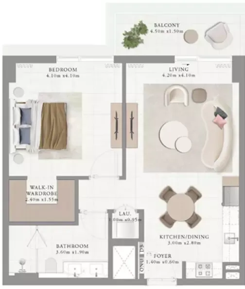 Floor plan for Type 4