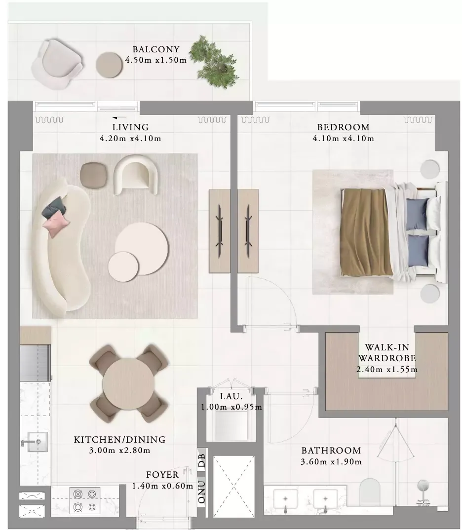Floor plan for Type 2
