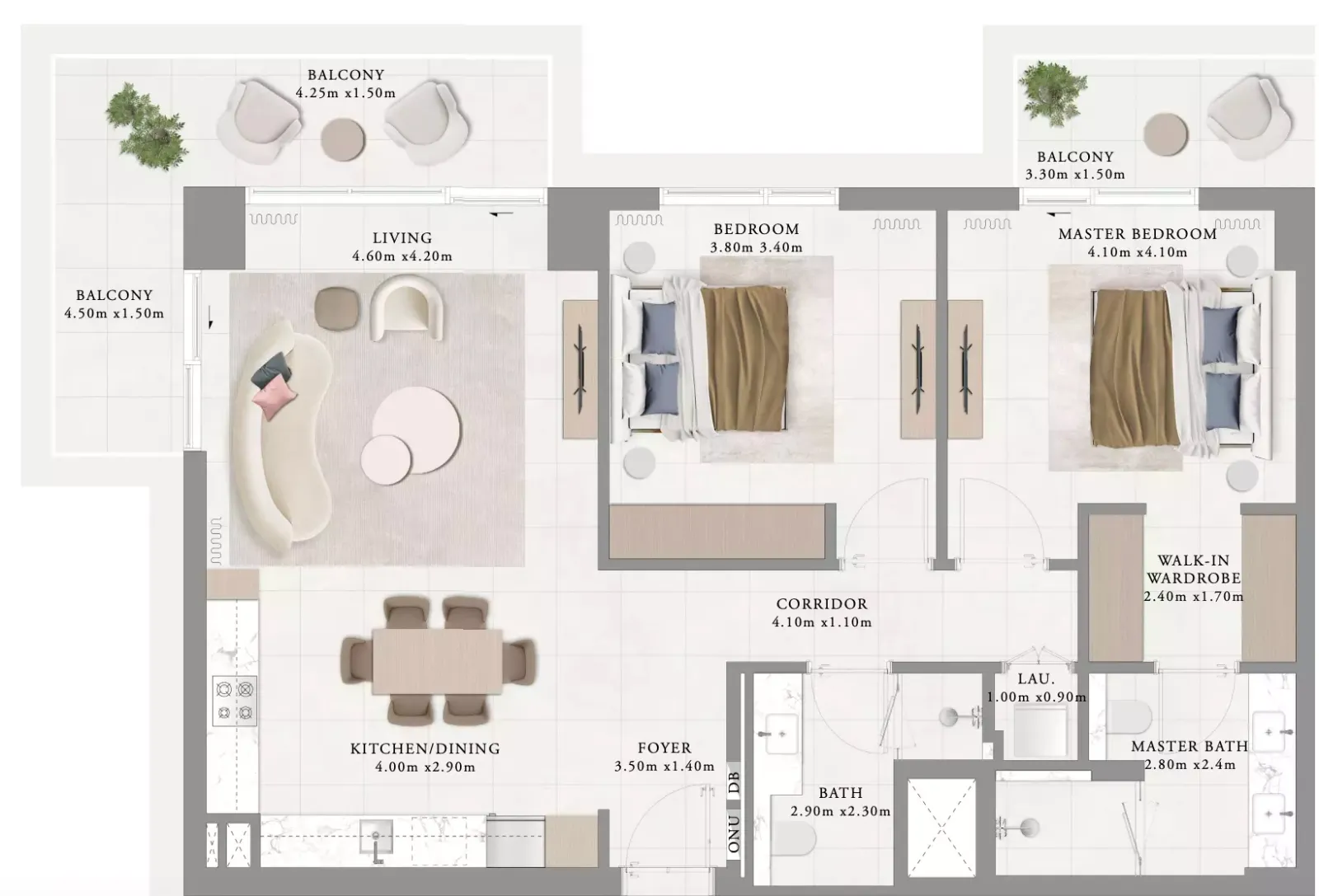 Floor plan for Type 8
