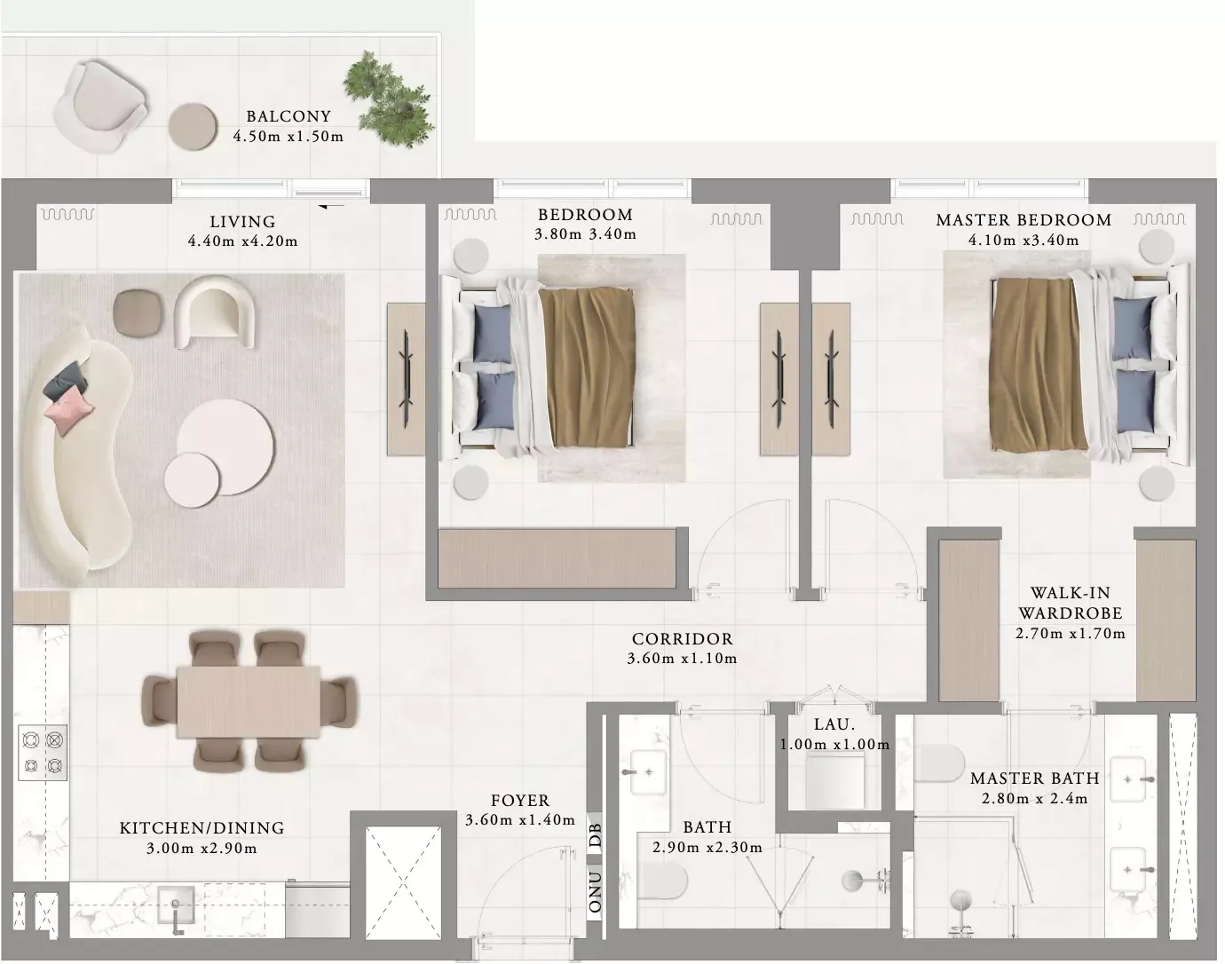 Floor plan for Type 4