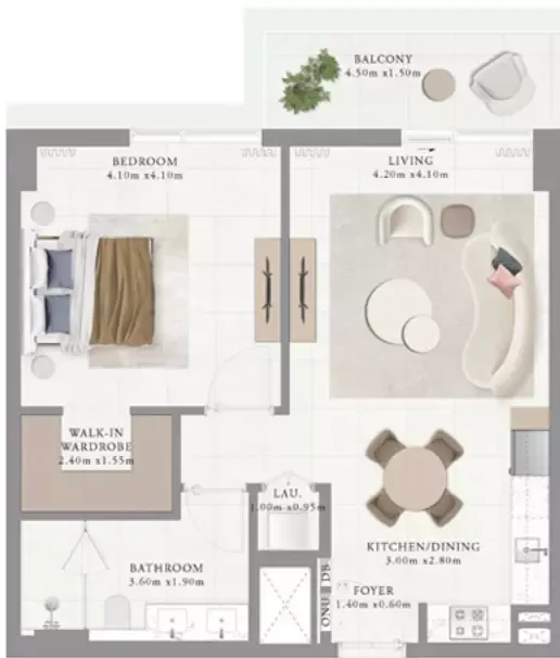 Floor plan for Type 7