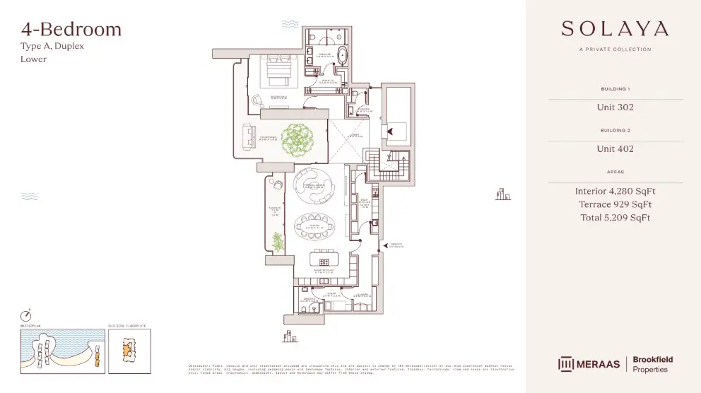 Floor plan for Type A