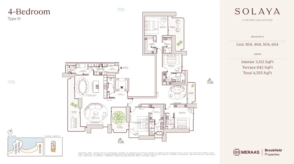 Floor plan for Type D