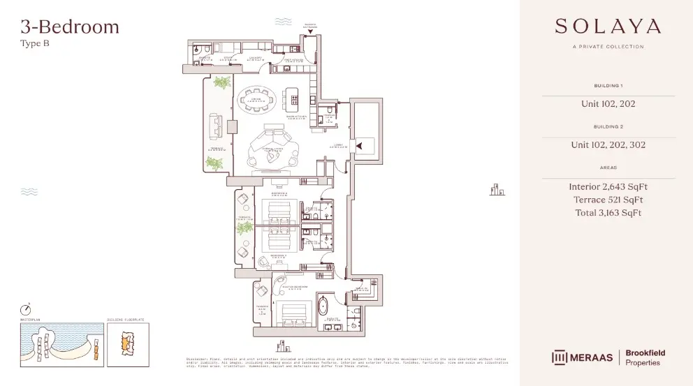 Floor plan for Type B