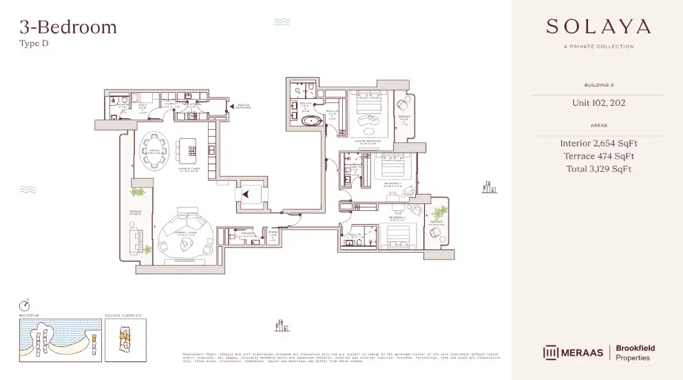 Floor plan for Type D