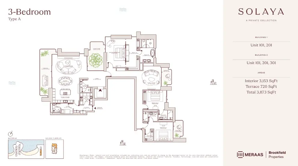 Floor plan for Type A