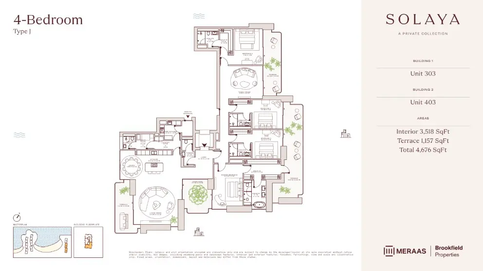 Floor plan for Type I