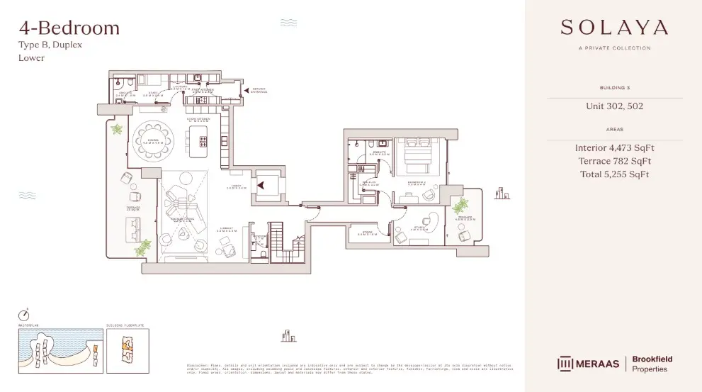 Floor plan for Type B