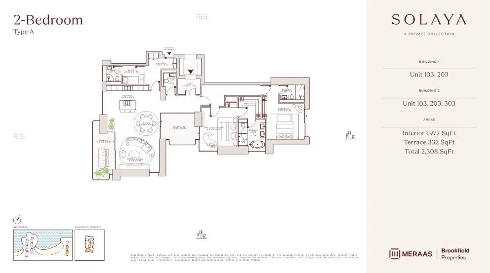 Floor plan for Type A