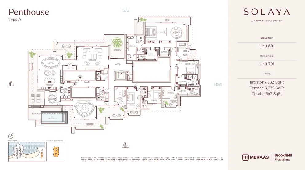 Floor plan for Type A