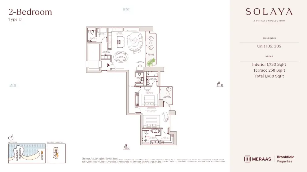 Floor plan for Type D