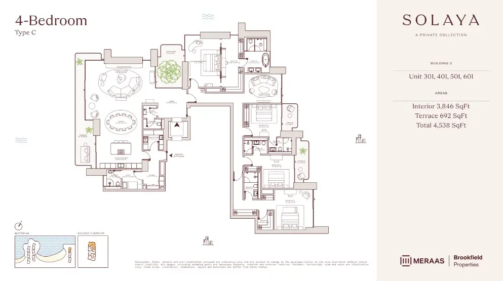 Floor plan for Type C