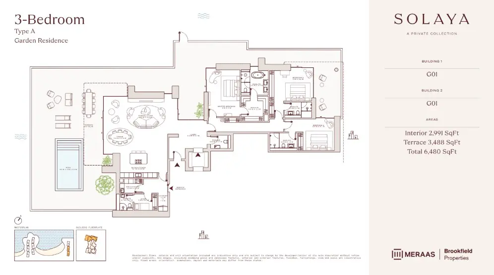 Floor plan for Type A1
