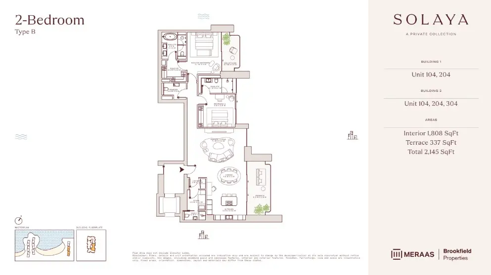Floor plan for Type B