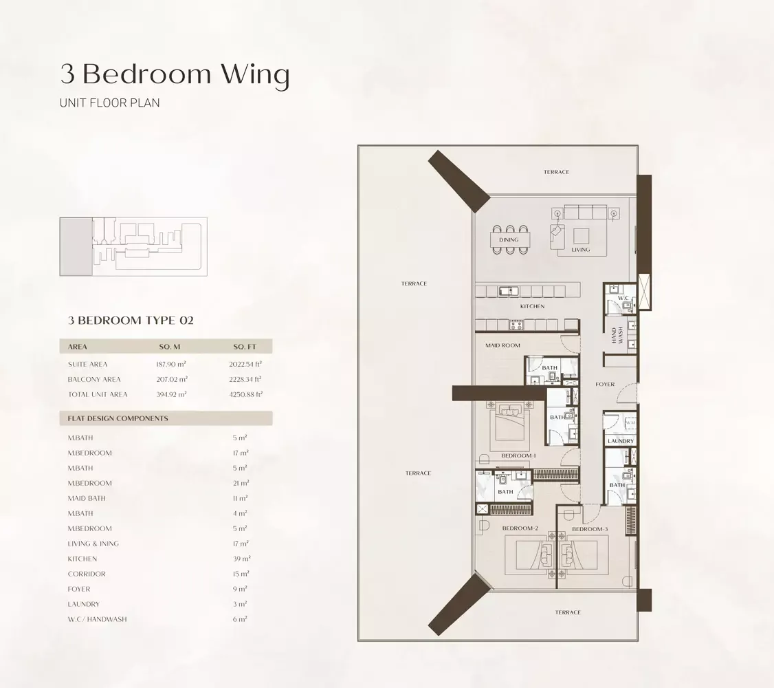 Floor plan for Type 02