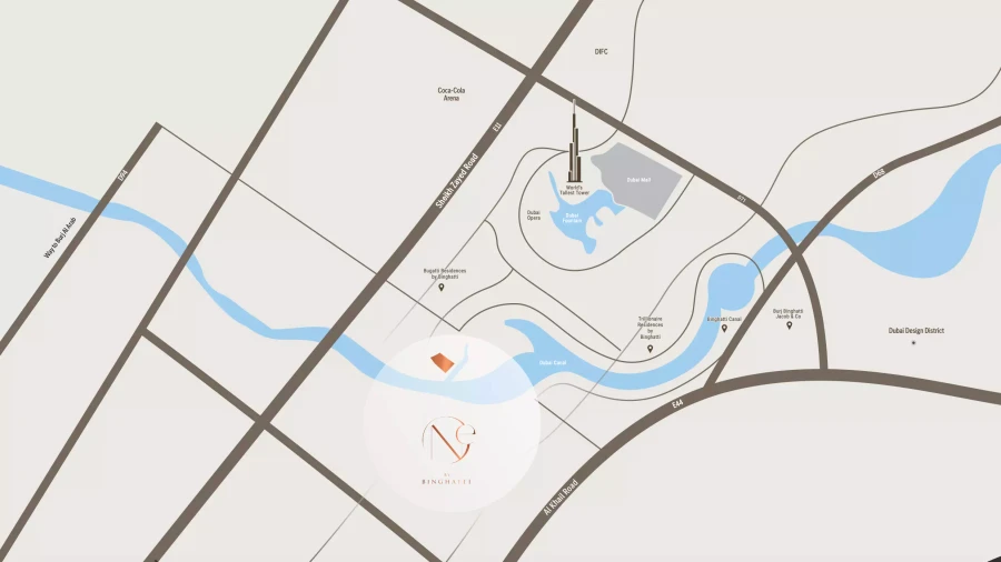 One by Binghatti master plan