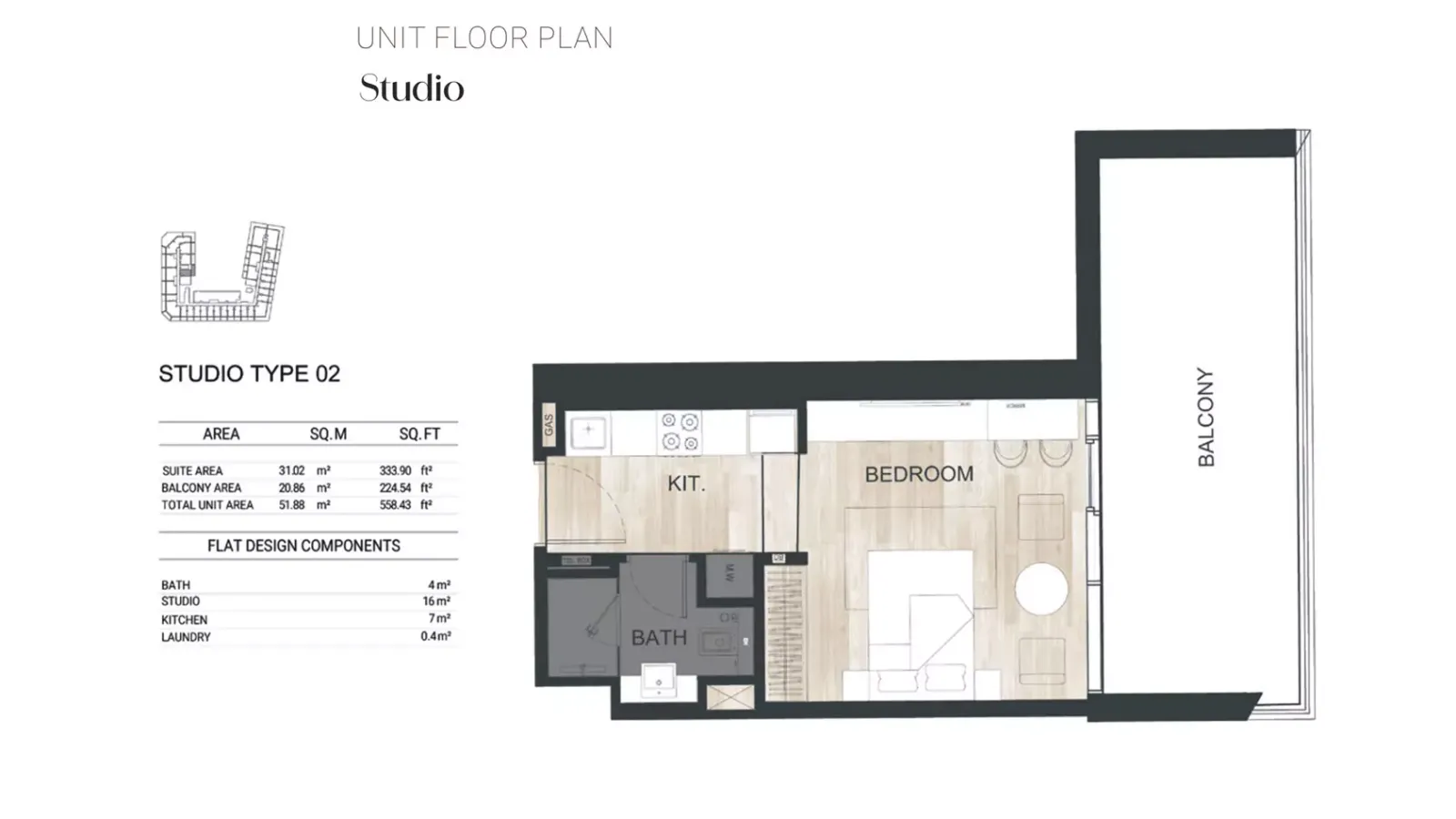Floor plan for Type 02