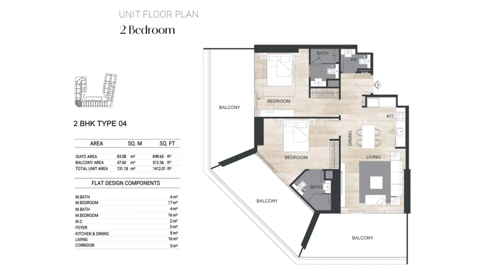 Floor plan for Type 04