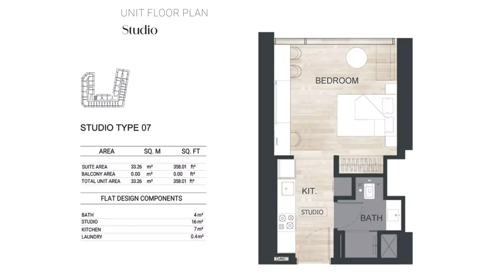 Floor plan for Type 07