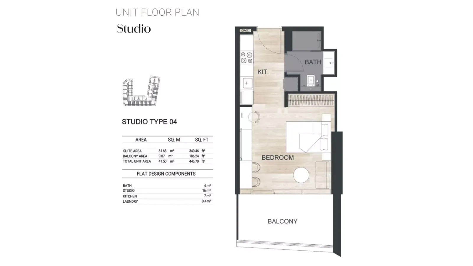 Floor plan for Type 04