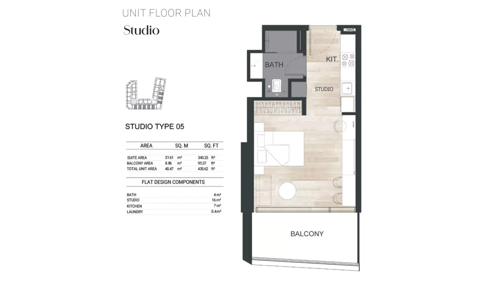 Floor plan for Type 05