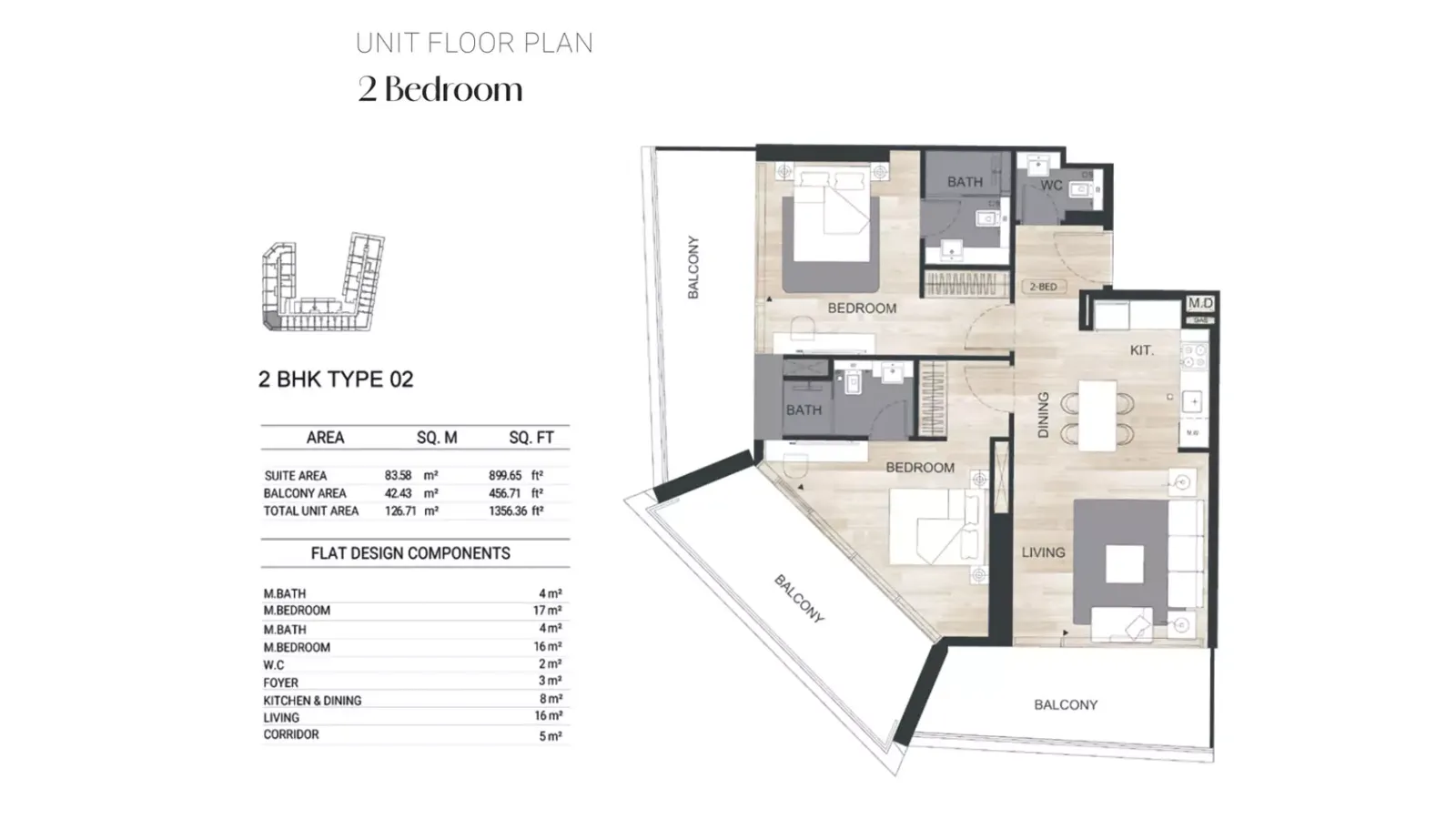 Floor plan for Type 02