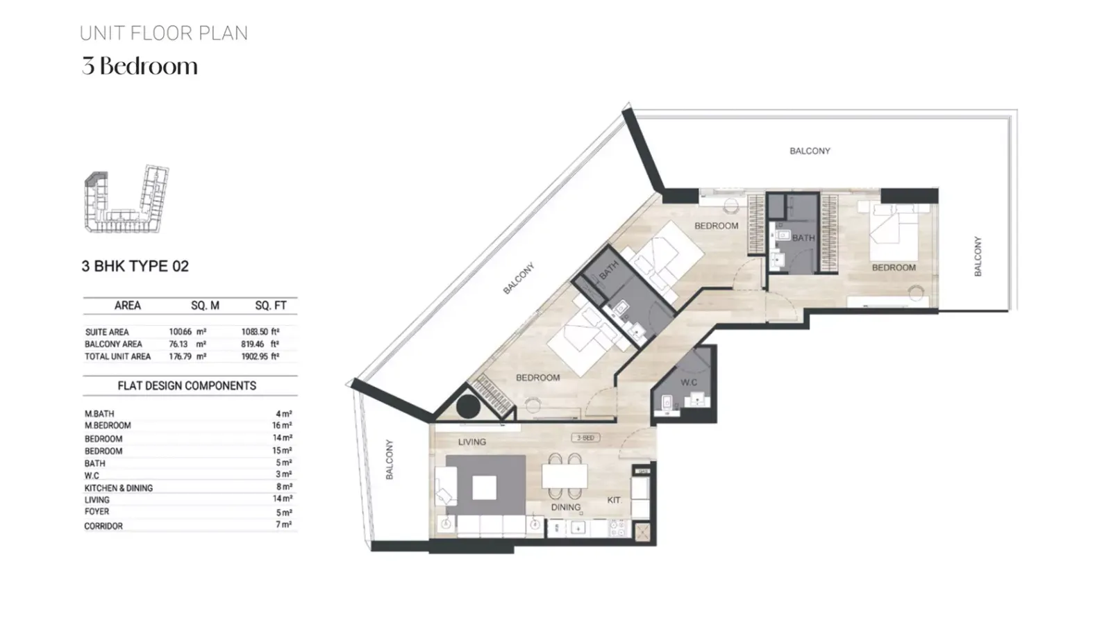 Floor plan for Type 02