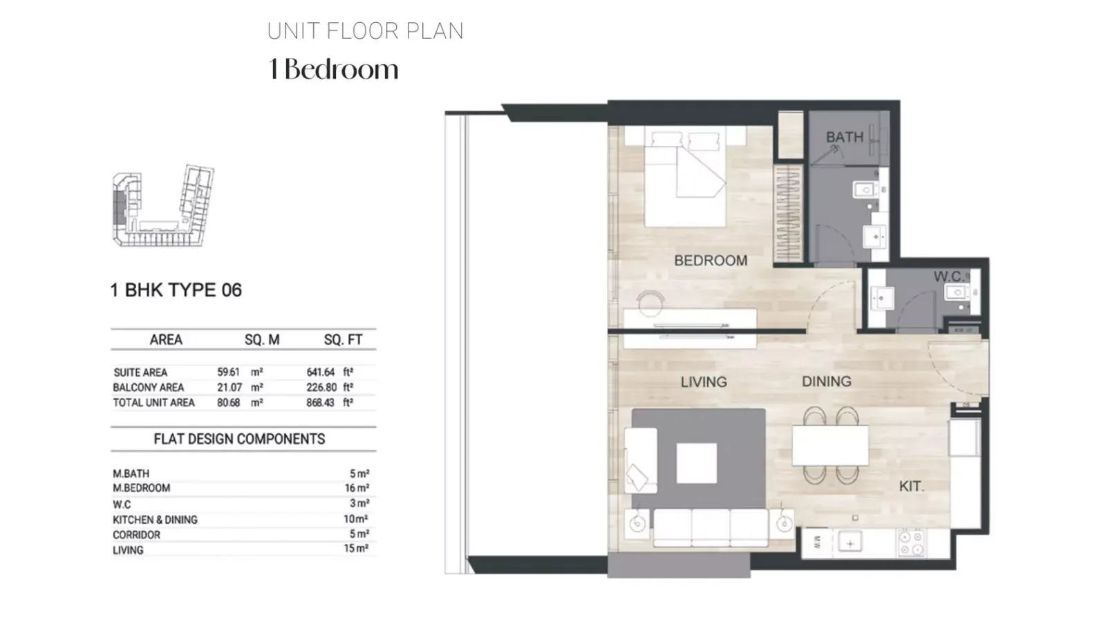 Floor plan for Type 06
