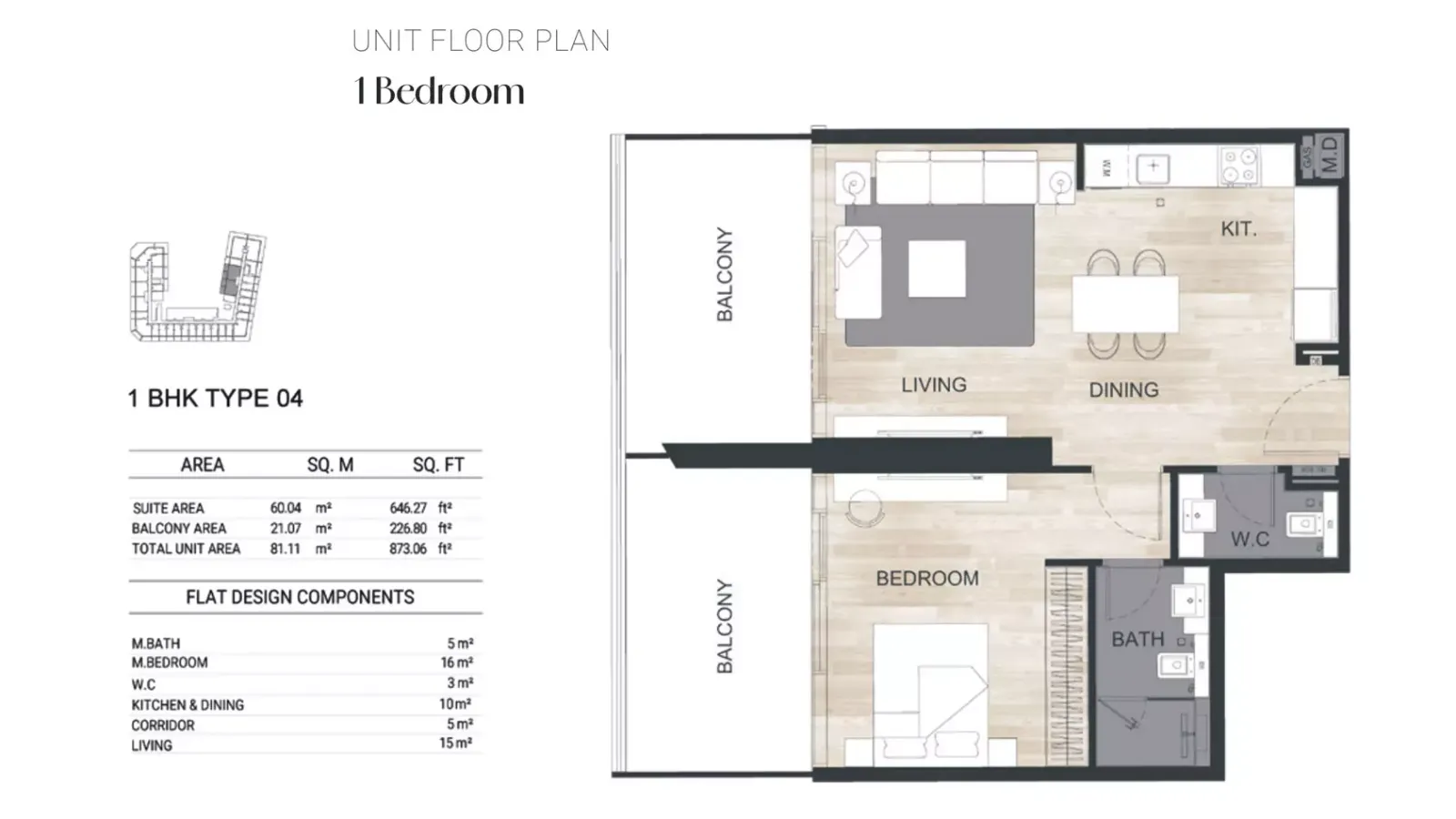 Floor plan for Type 04