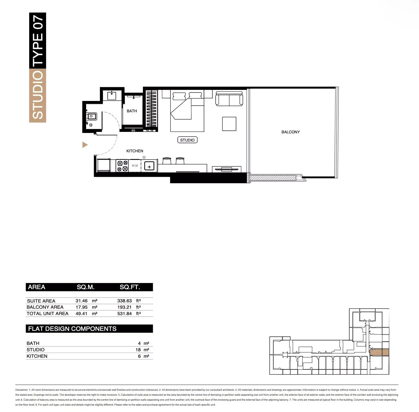Floor plan for Type 07
