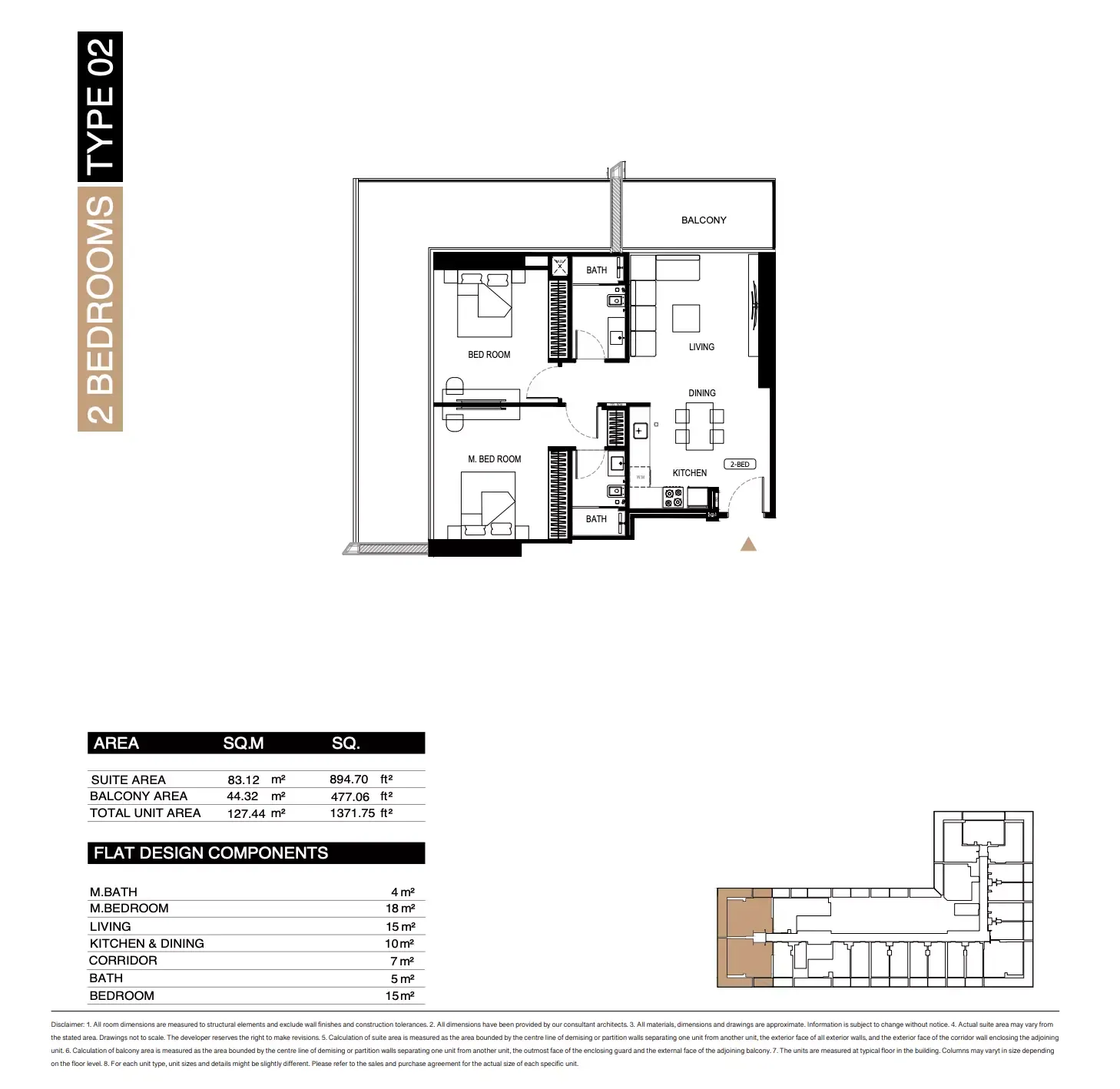 Floor plan for Type 02