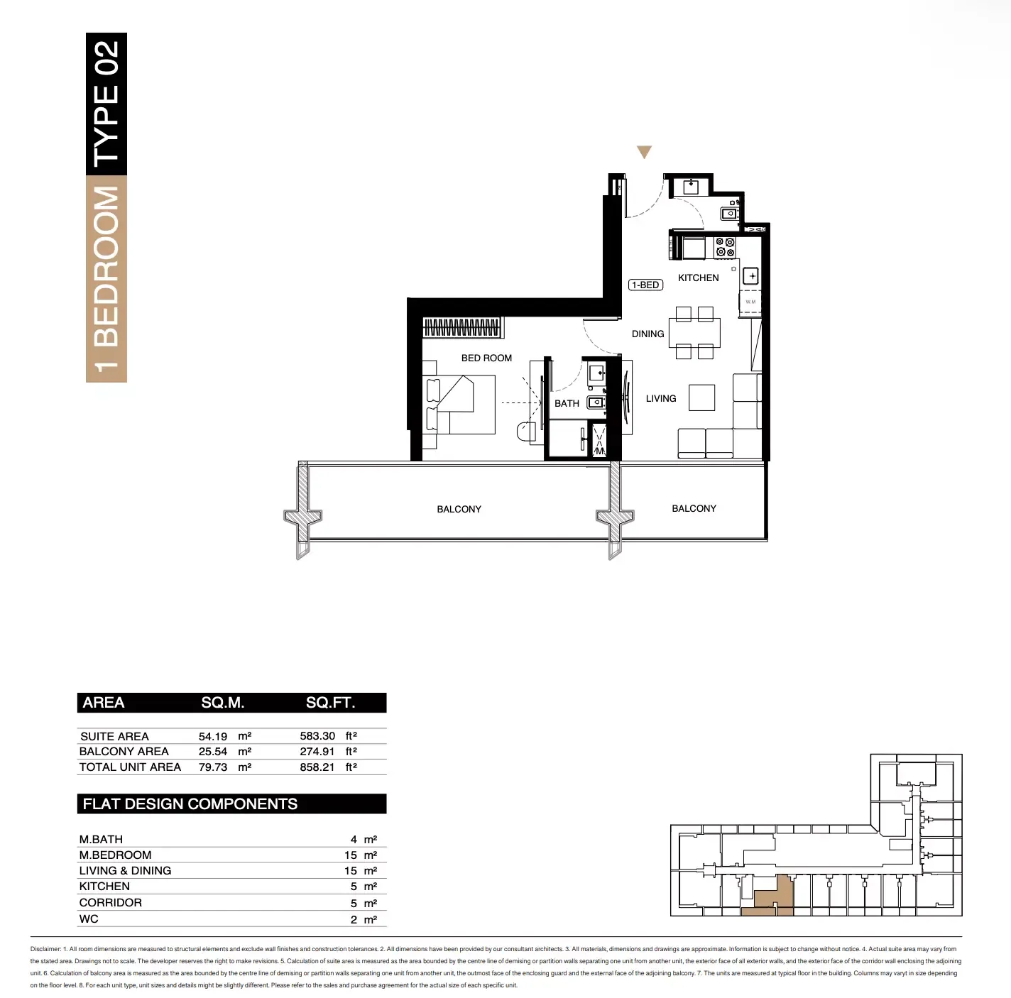 Floor plan for Type 02