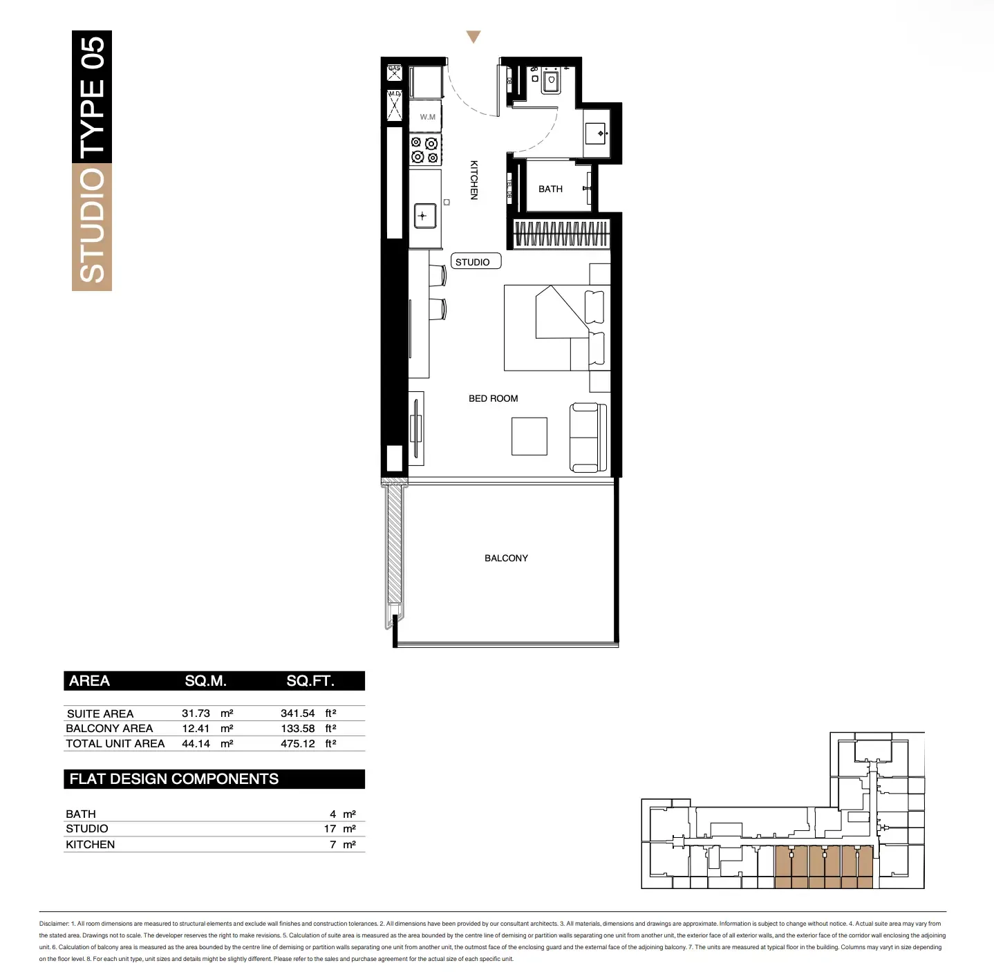 Floor plan for Type 05