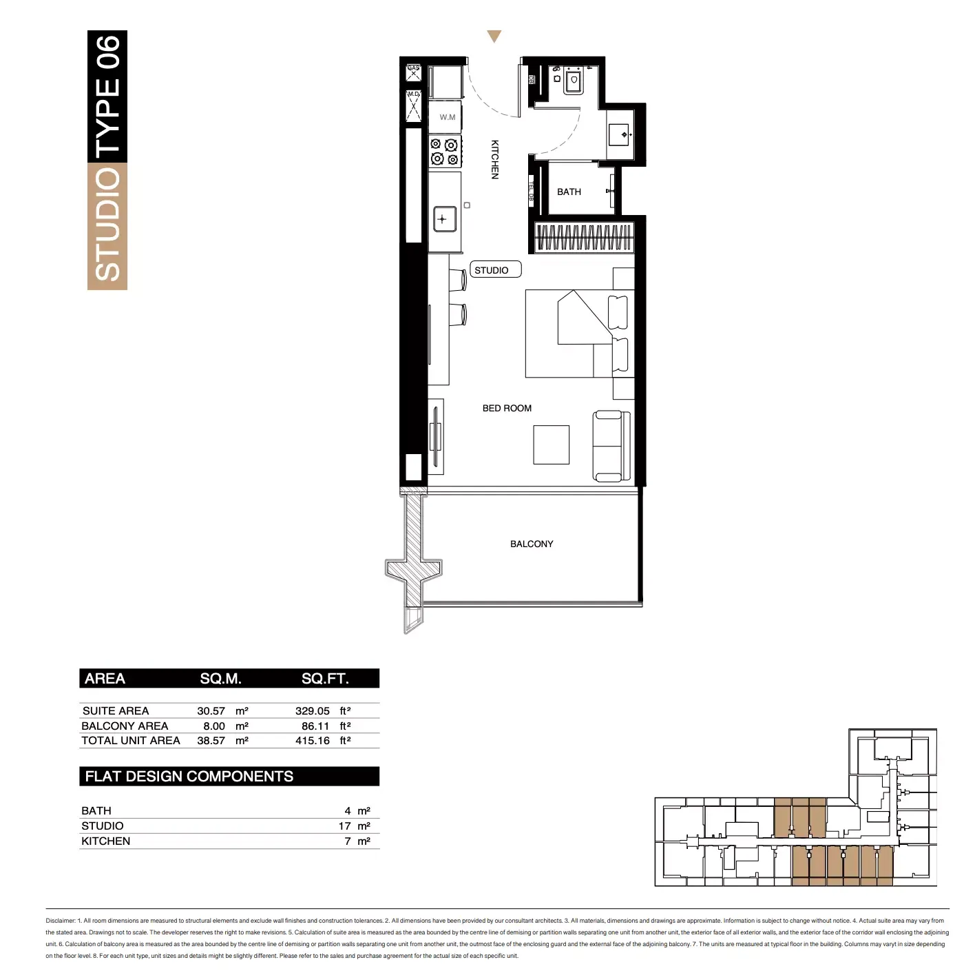 Floor plan for Type 06