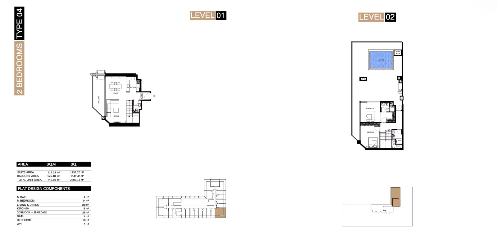 Floor plan for Type 04