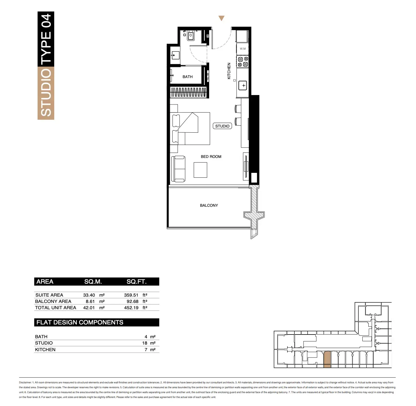 Floor plan for Type 04