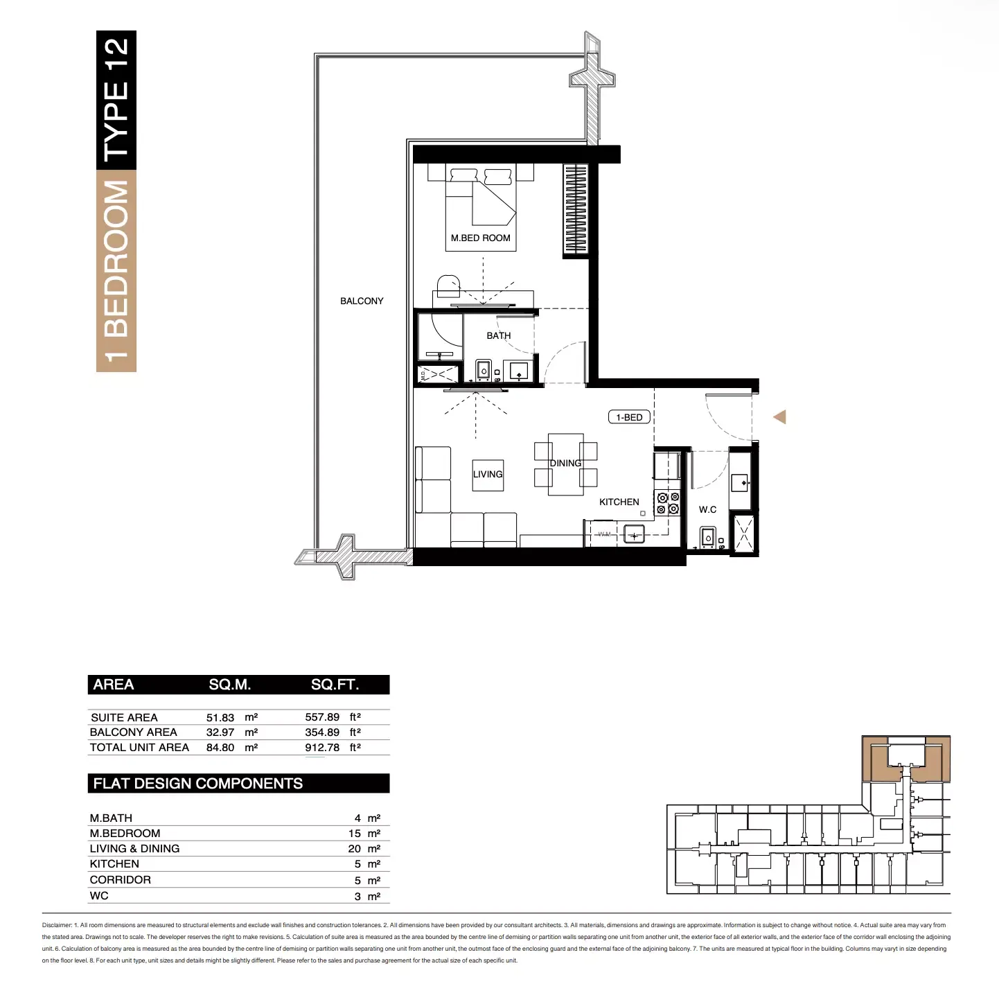 Floor plan for Type 12