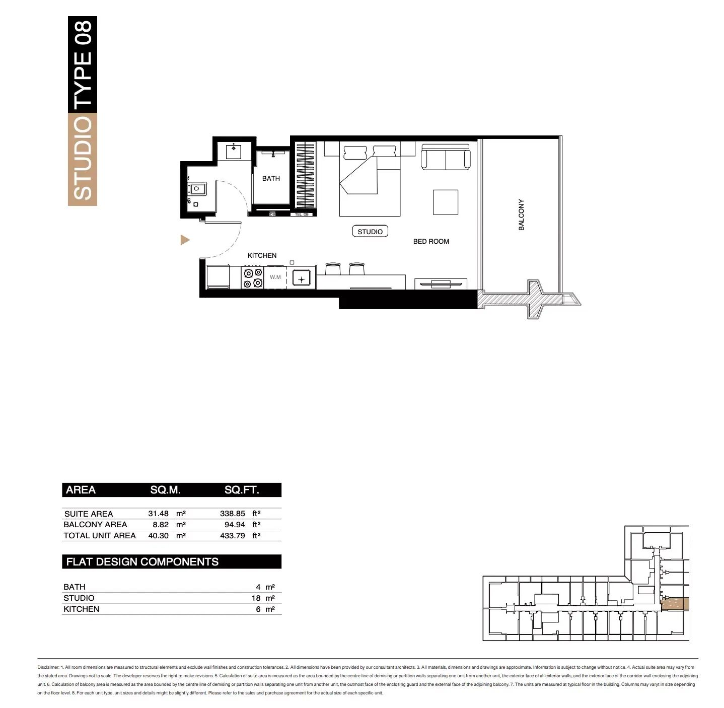 Floor plan for Type 08