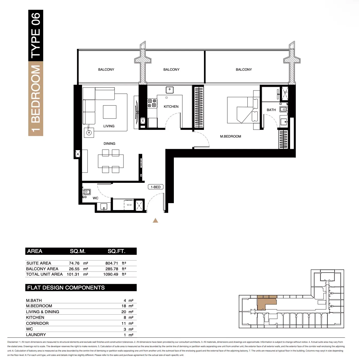 Floor plan for Type 06