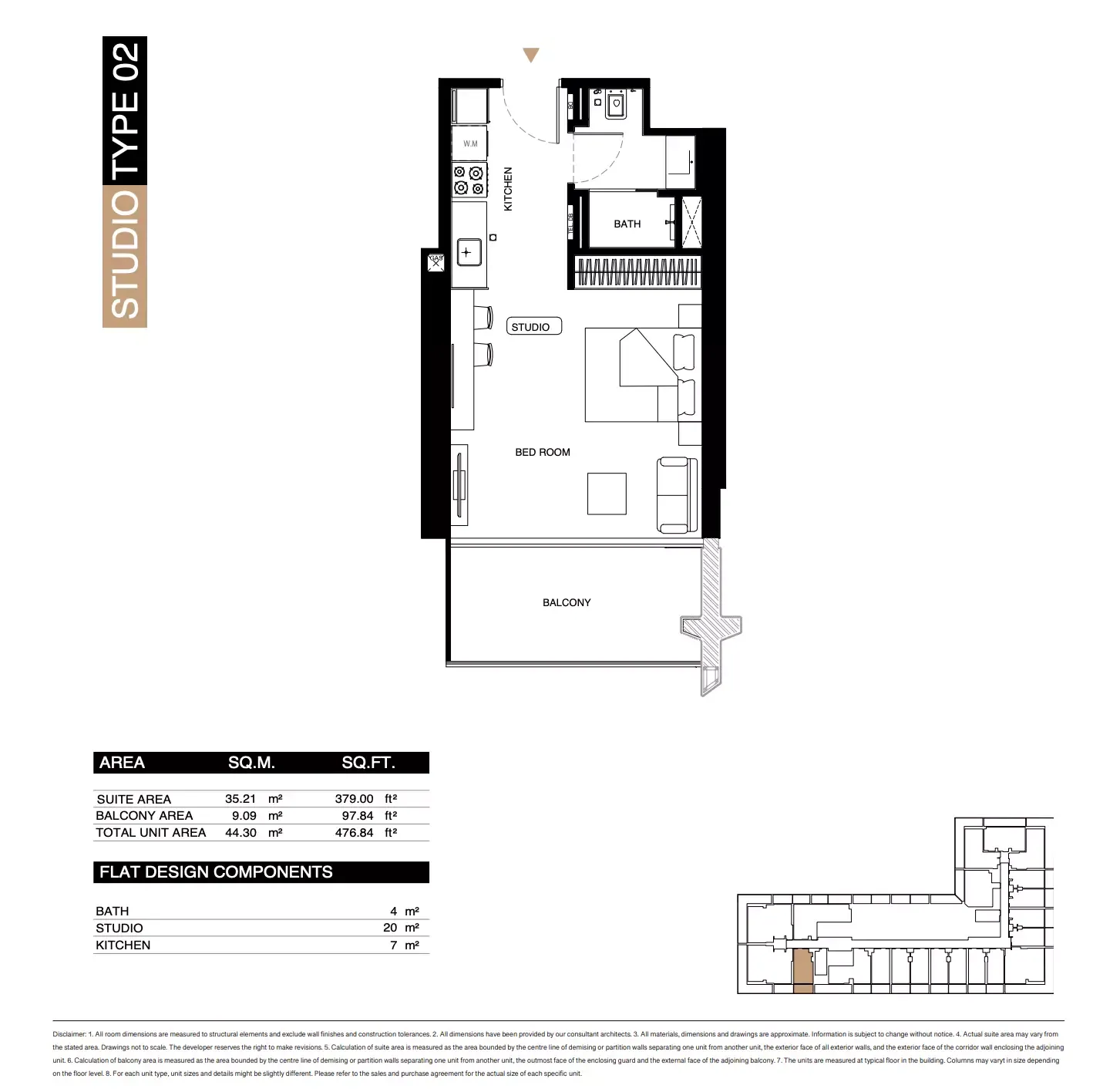 Floor plan for Type 02