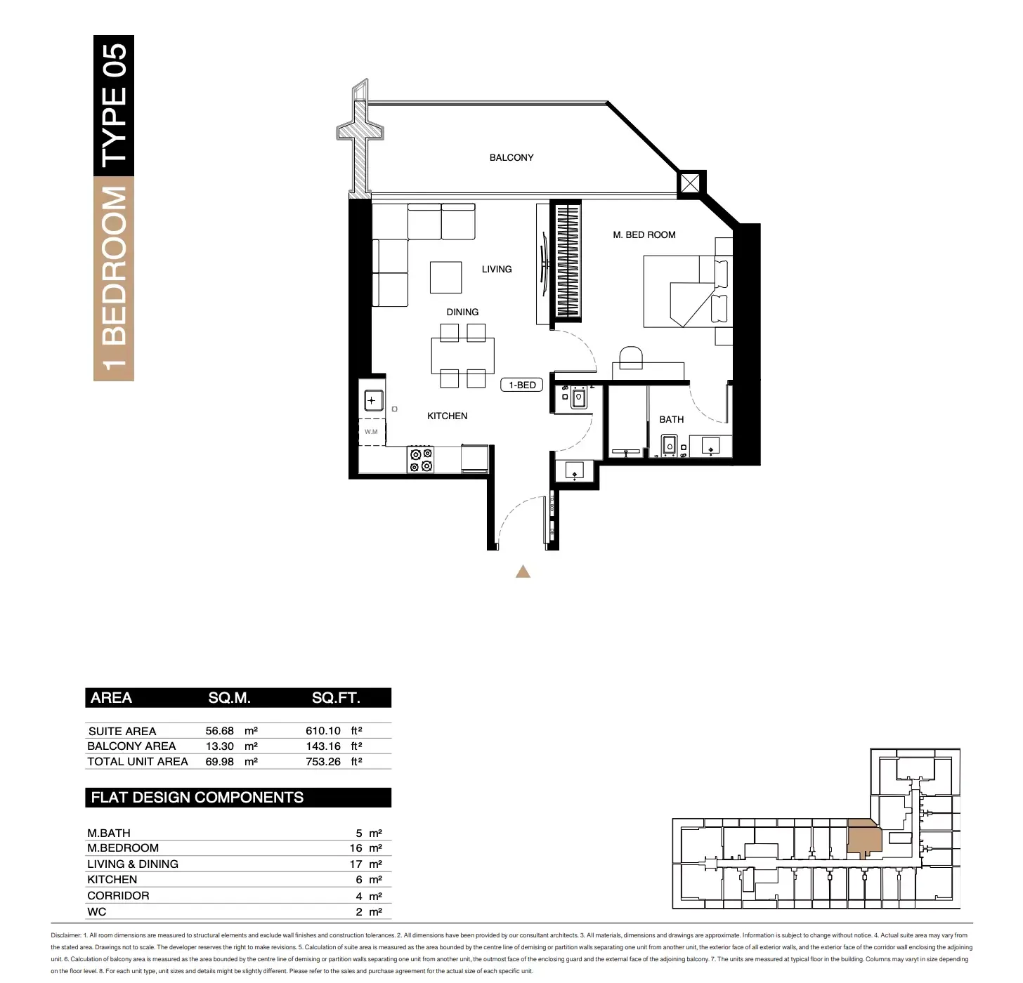 Floor plan for Type 05