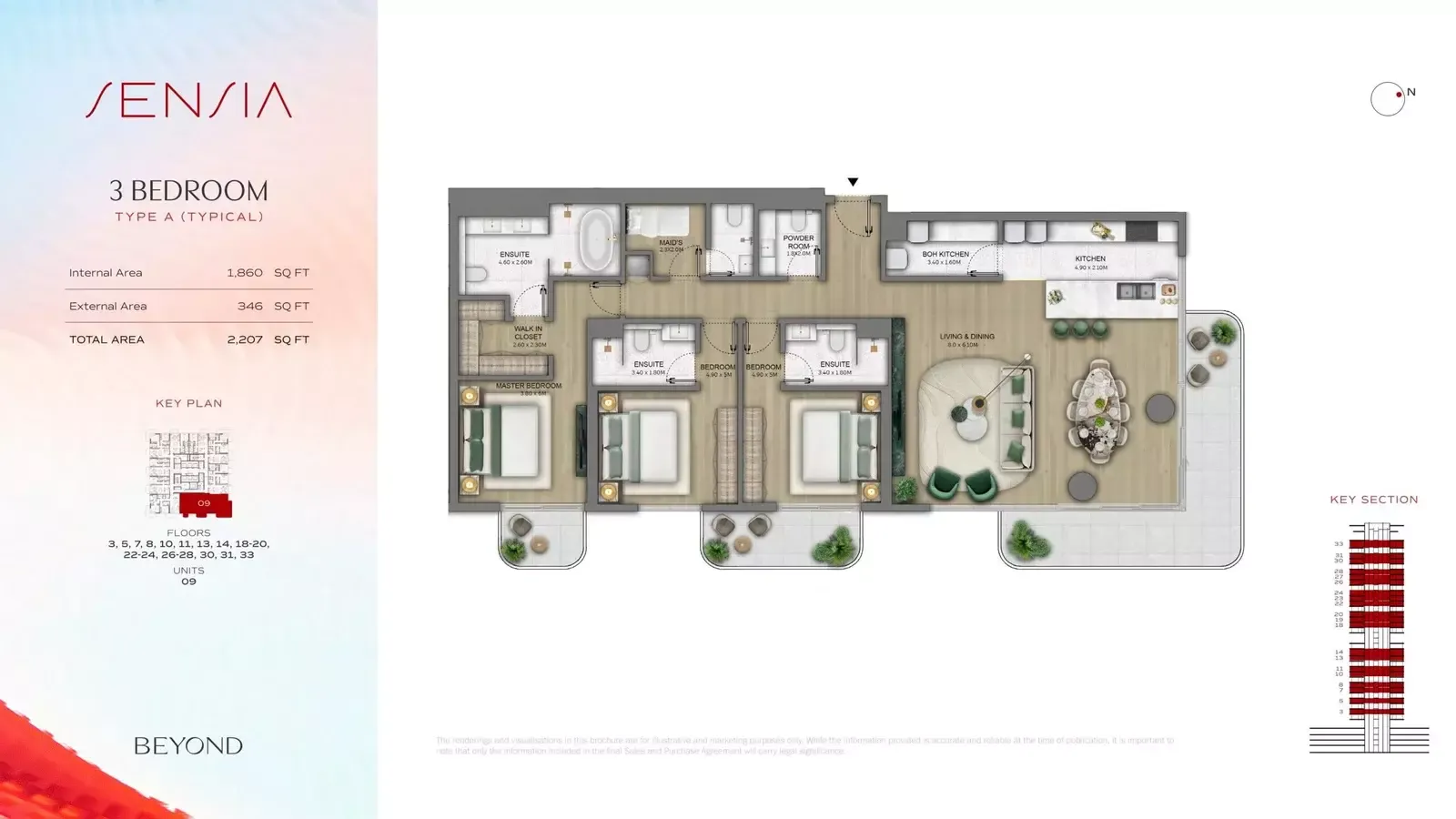 Floor plan for Type A
