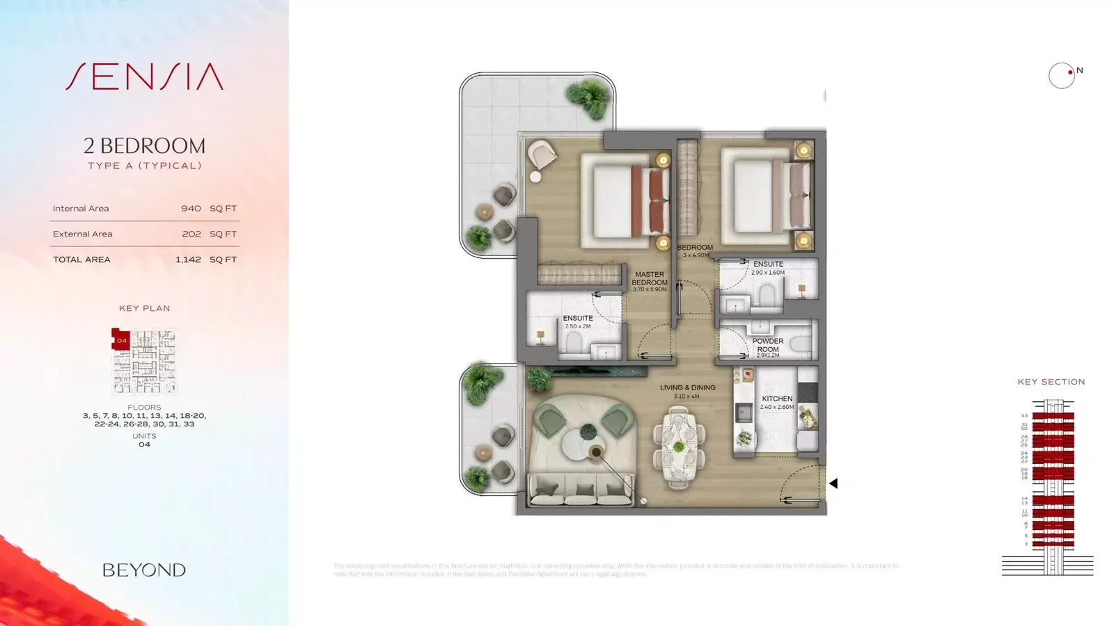 Floor plan for Type A1