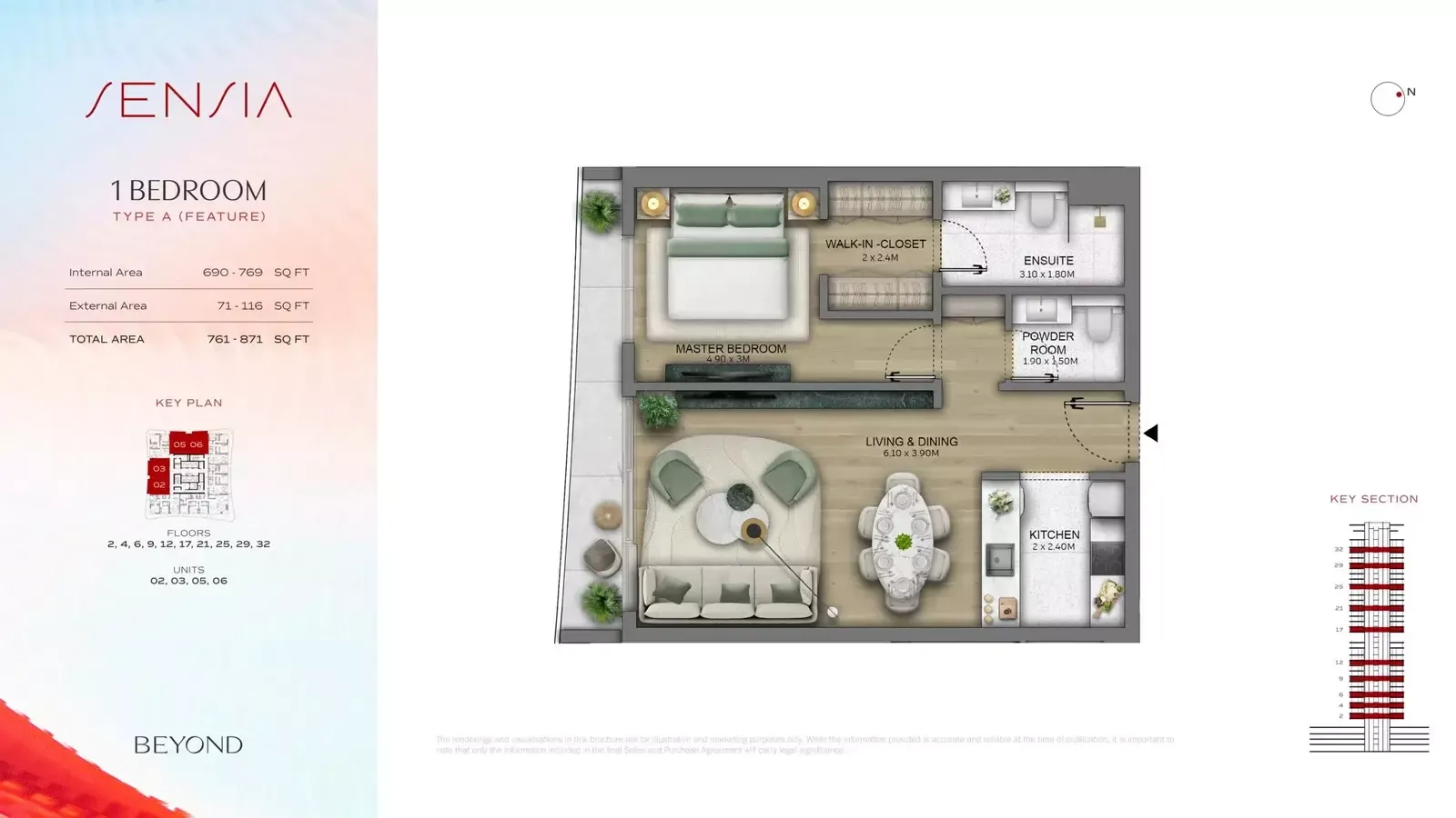 Floor plan for Type A