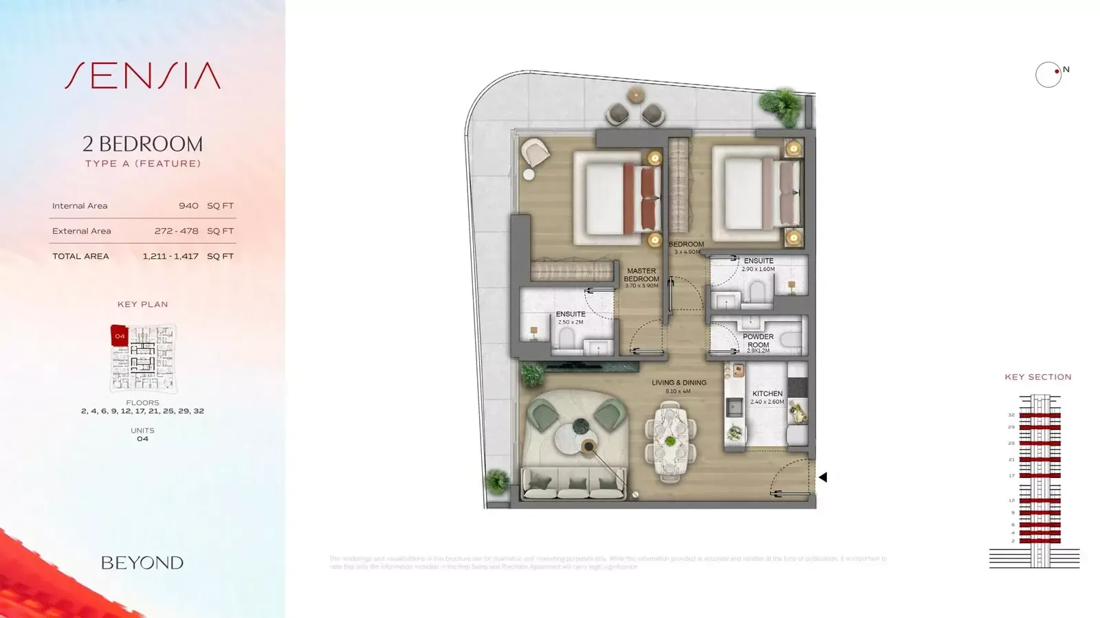 Floor plan for Type A