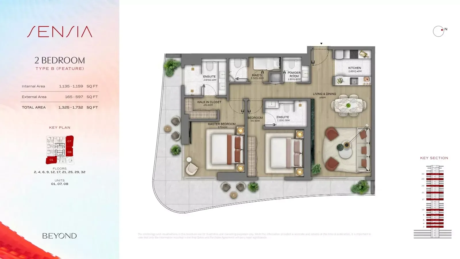 Floor plan for Type B