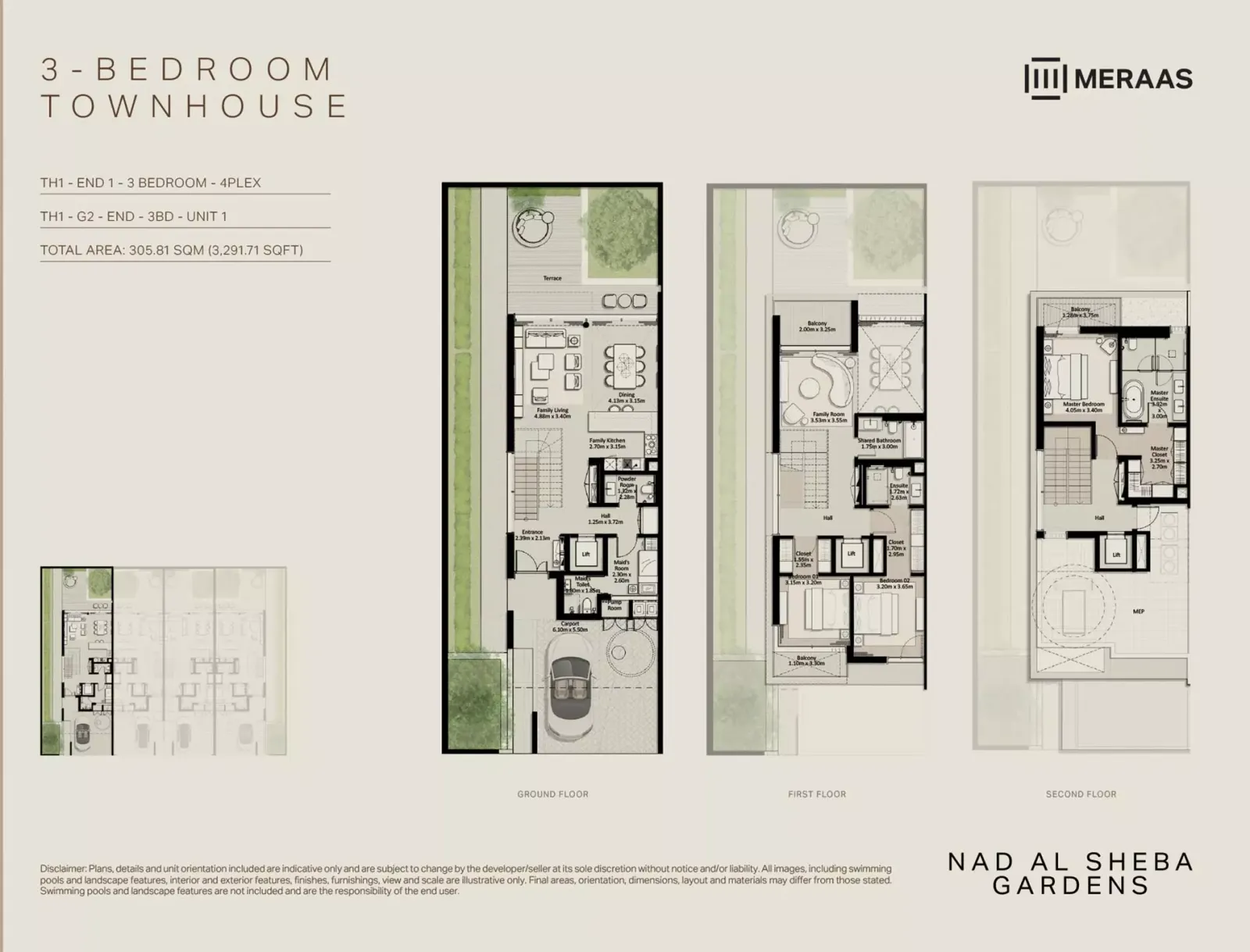 Floor plan for Type 1
