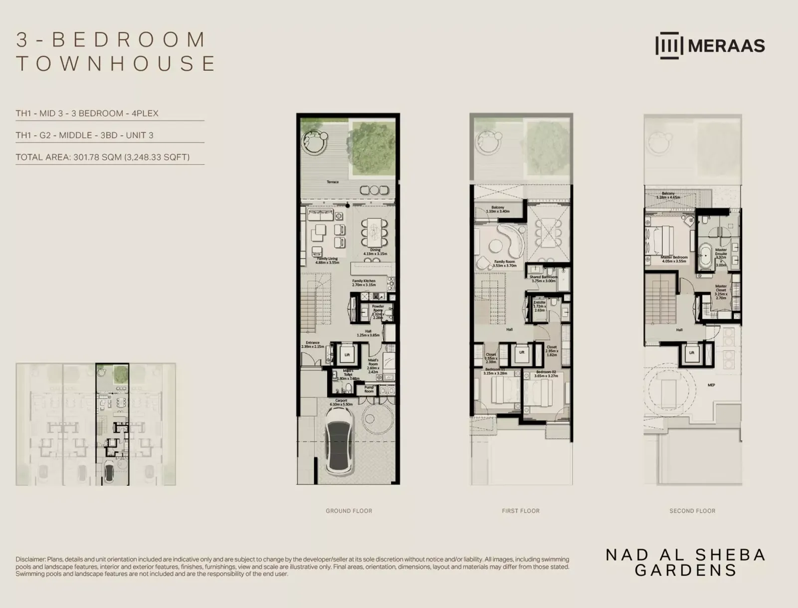 Floor plan for Type 3